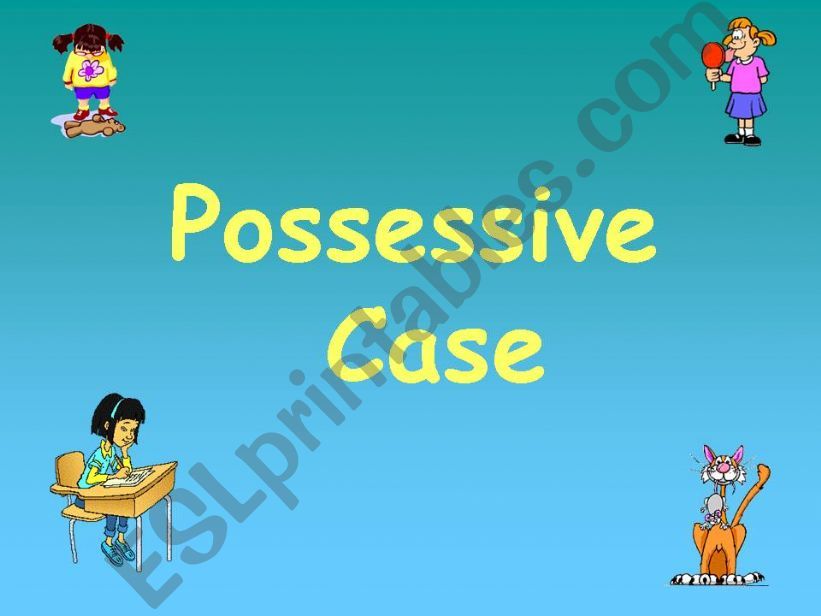 possessive case powerpoint