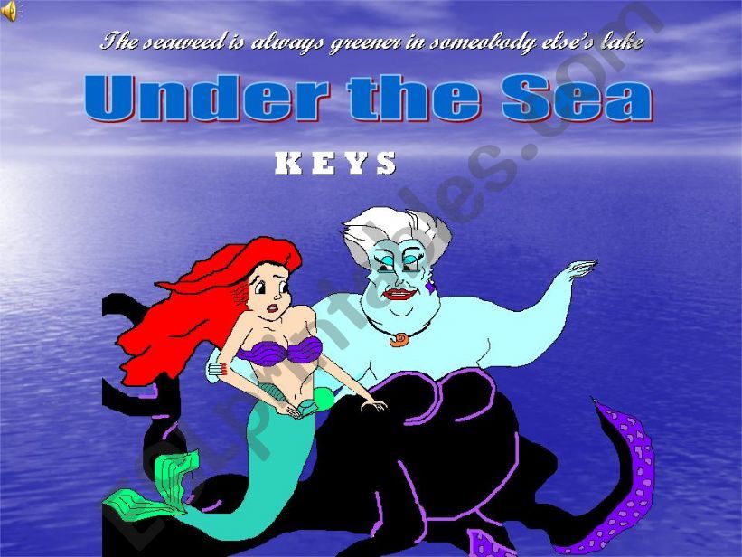 Under the Sea Keys powerpoint