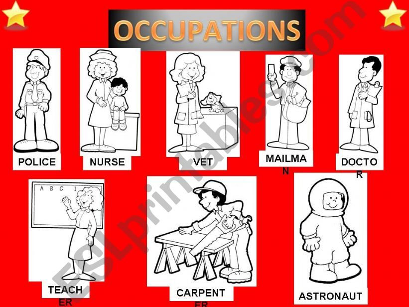 OCCUPATIONS powerpoint