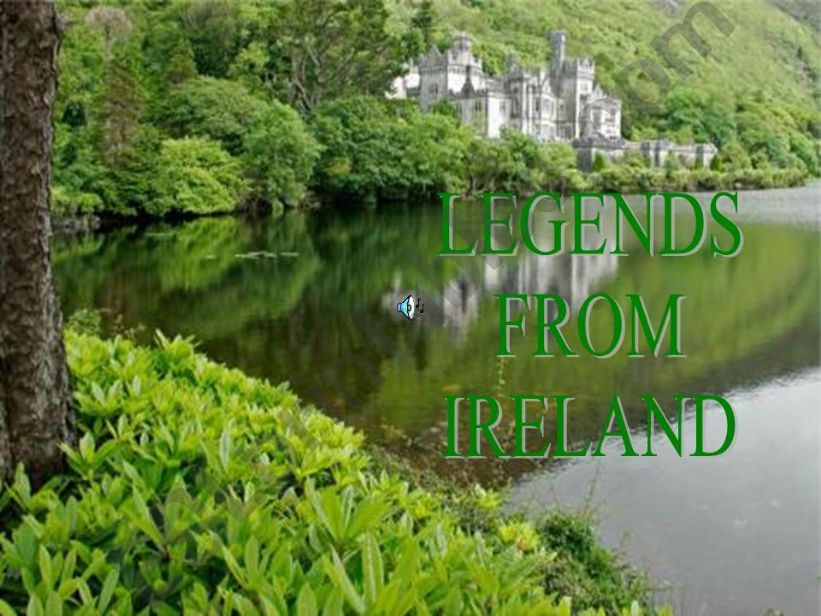 Webquest on Irish legends powerpoint