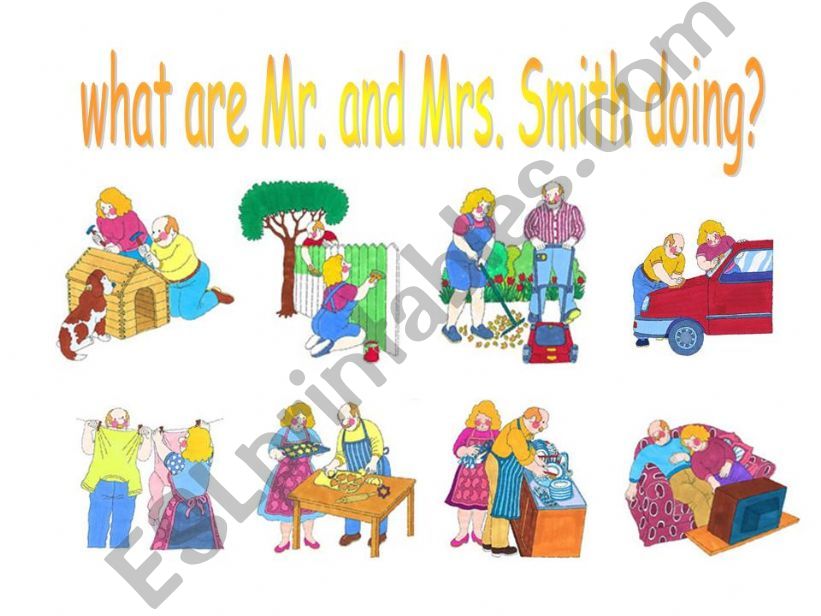 What are Mr. and Mrs. Smith doing? (part 2)