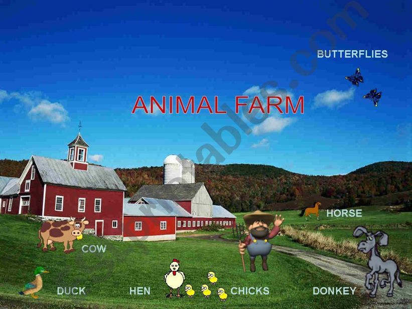 FARM ANIMALS 1 powerpoint