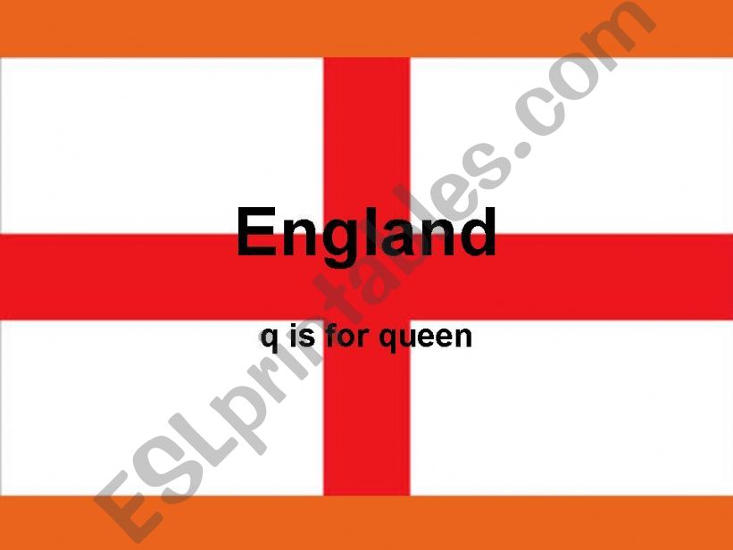 England - q is for queen powerpoint