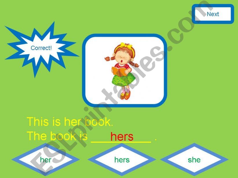 Possessive Pronouns powerpoint