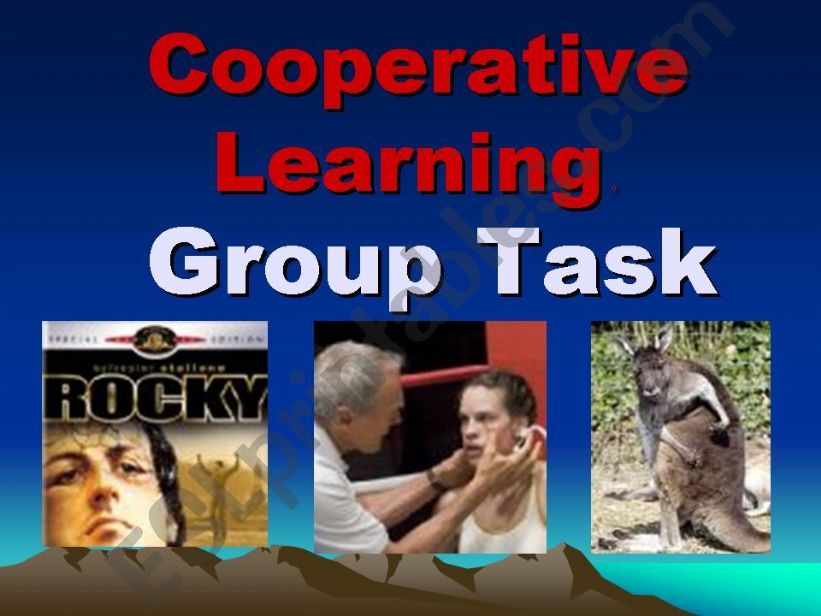 An interesting task for group work