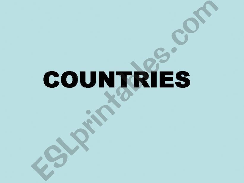 countries and flags powerpoint
