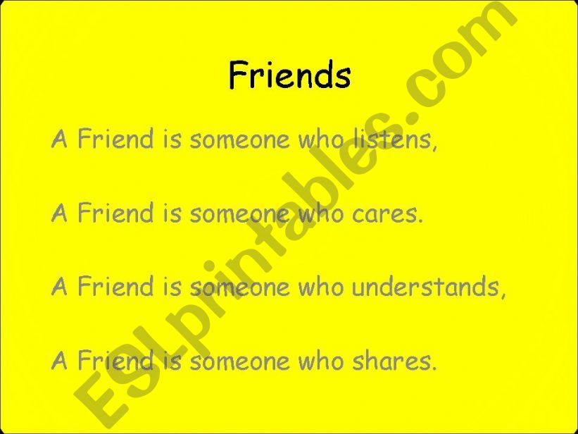 friendship powerpoint