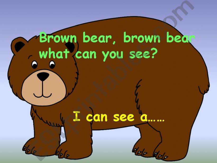 Brown Bear Brown Bear powerpoint