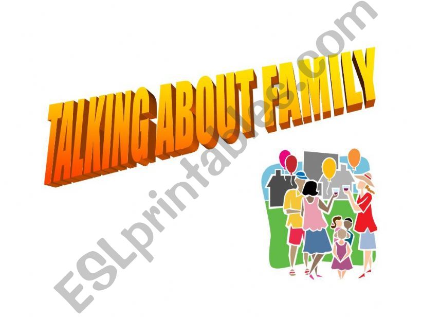 Family and relationships powerpoint