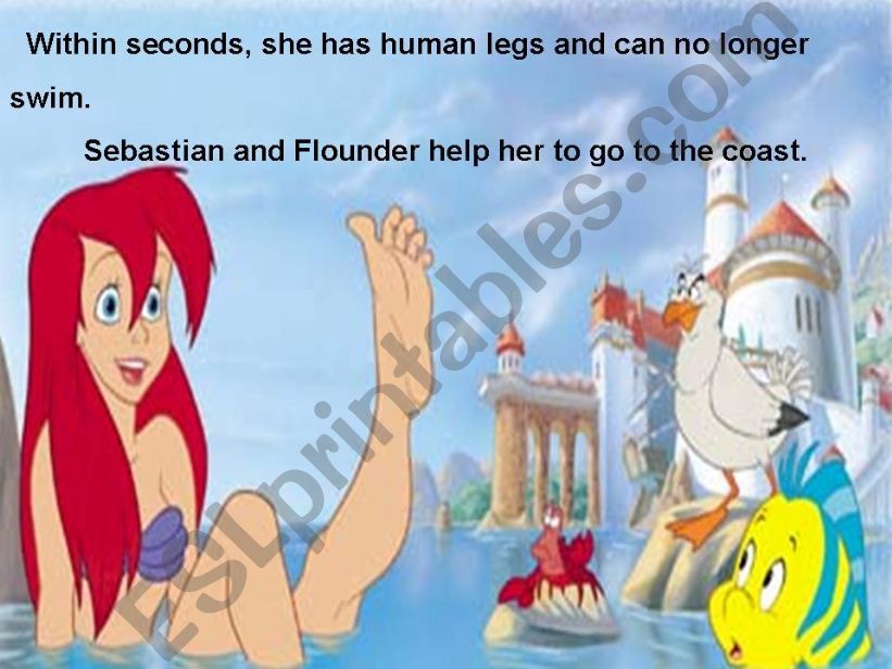 The Little Mermaid 3 of 6 powerpoint