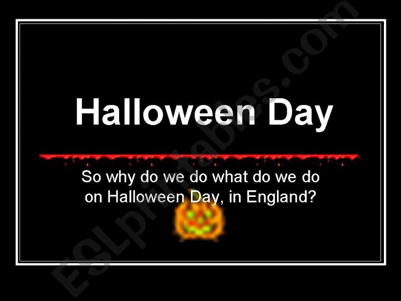 Halloween Day powerpoint