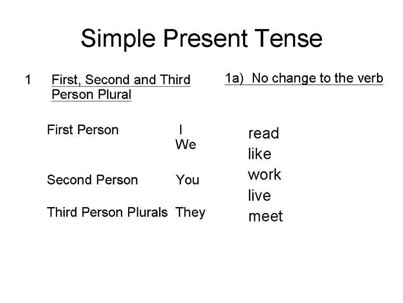 Simple present tense powerpoint