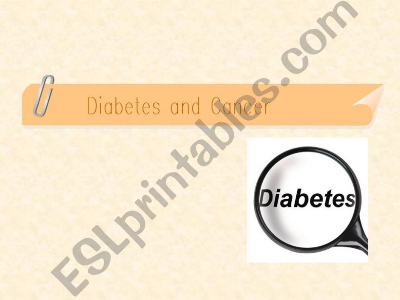 Diabetes Powerpoint  powerpoint