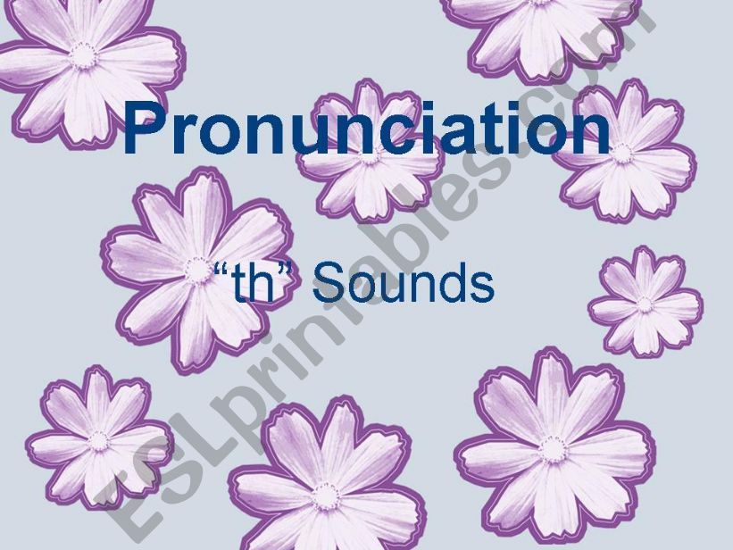Pronunciation - 