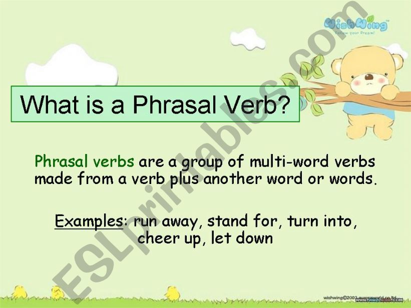 phrasal verbs powerpoint