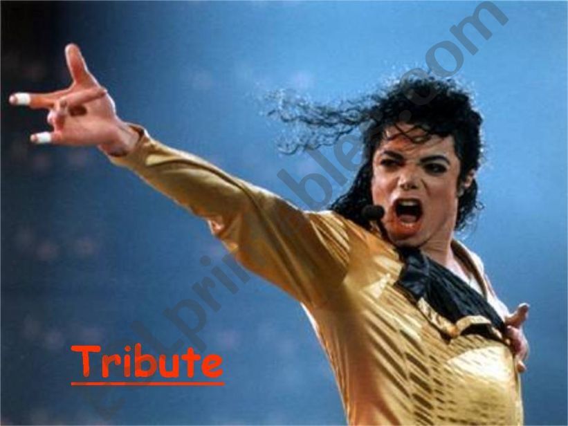 Michael Jackson tribute powerpoint