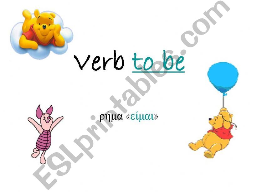verb TO BE (simple present) powerpoint