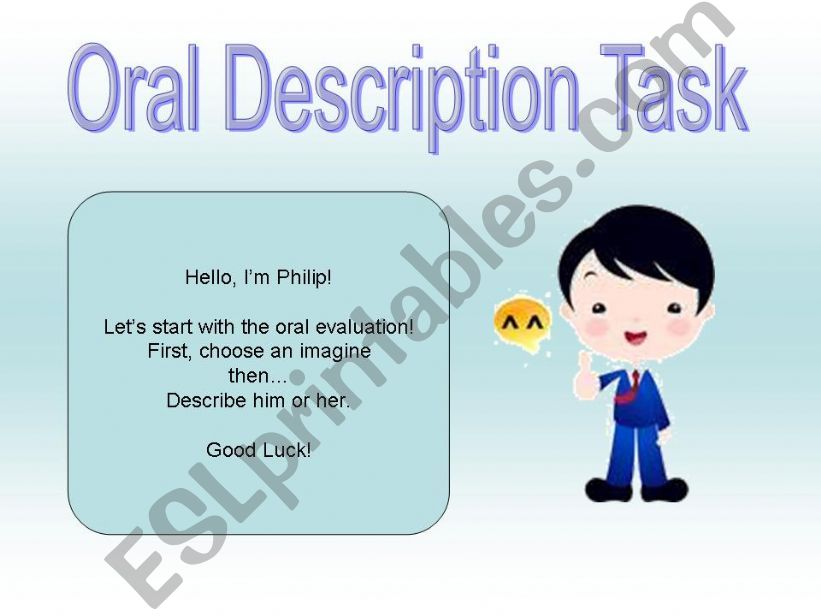 oral description task powerpoint