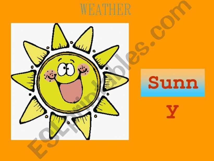 weather flashcard ppt powerpoint