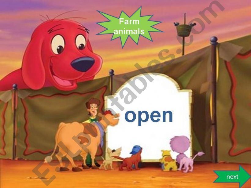 farm animals powerpoint