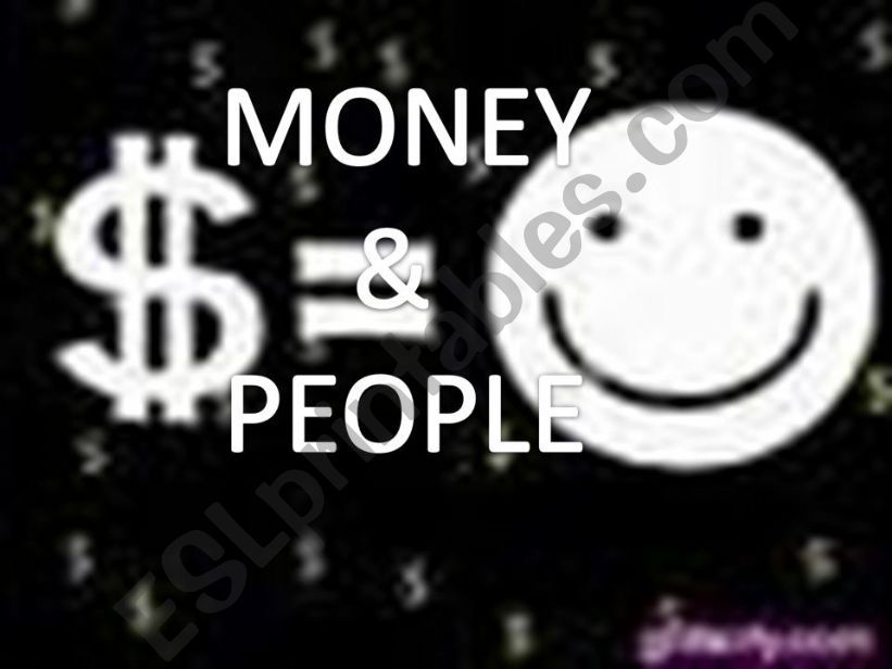 speaking about money with images