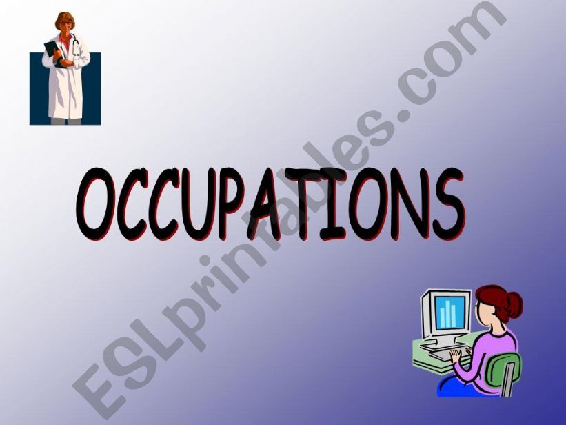 occupations powerpoint