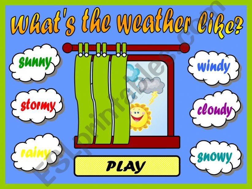 WHATS THE WEATHER LIKE? - GAME