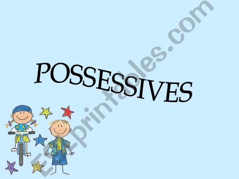 POSSESSIVES powerpoint