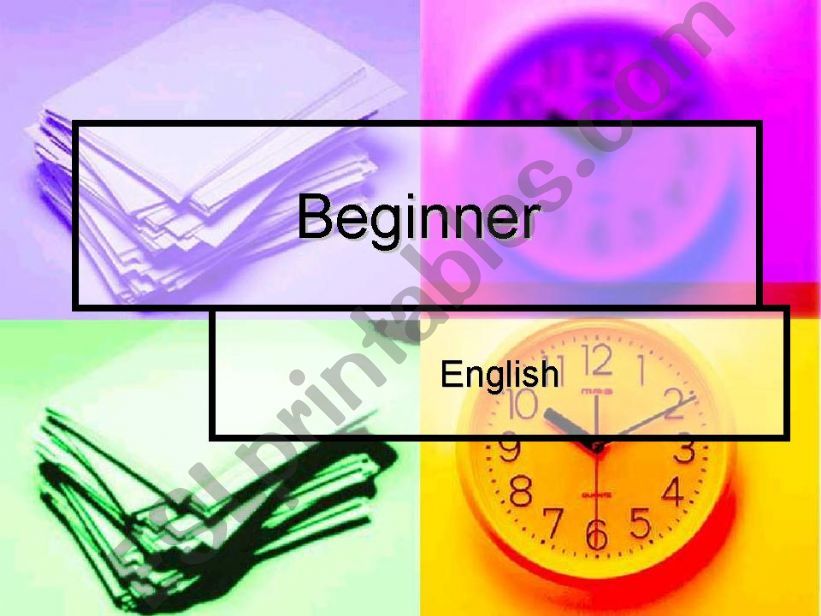 beginner greetings  powerpoint