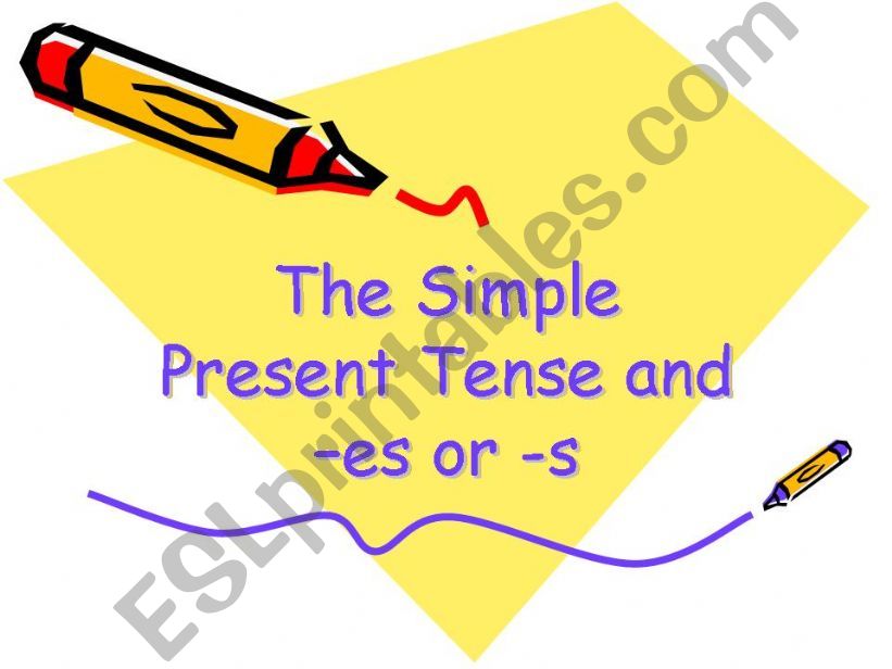 Third person singular in the Simple Present Tense/ orthography rules