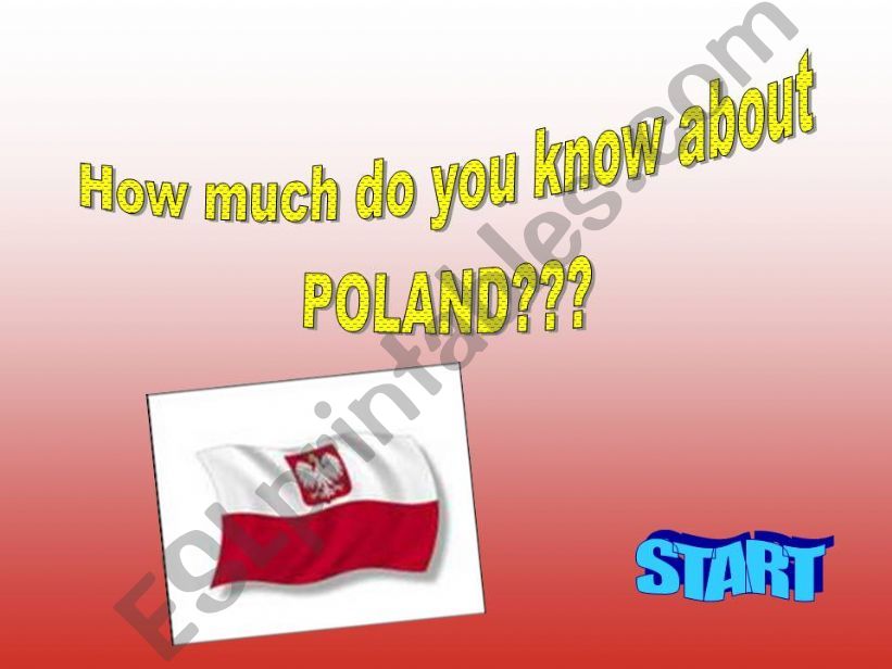 fantastic quiz about Poland powerpoint