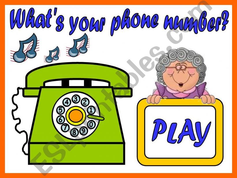 WHATS YOUR PHONE NUMBER? - GAME