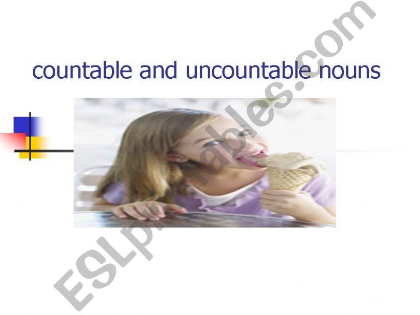 countable and uncountable nouns