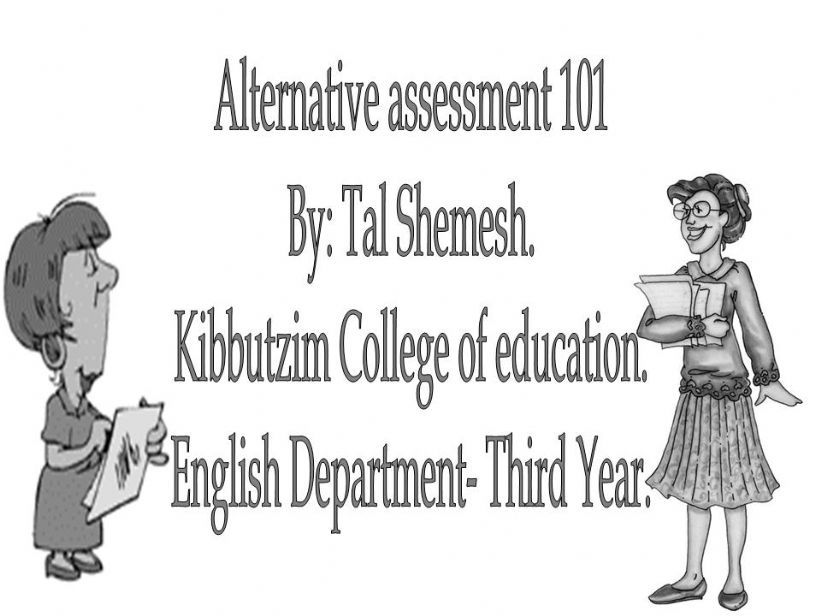 Alternative assessment powerpoint