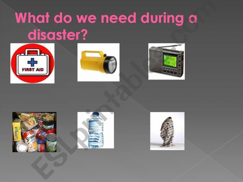 Natural Disaster Safety powerpoint