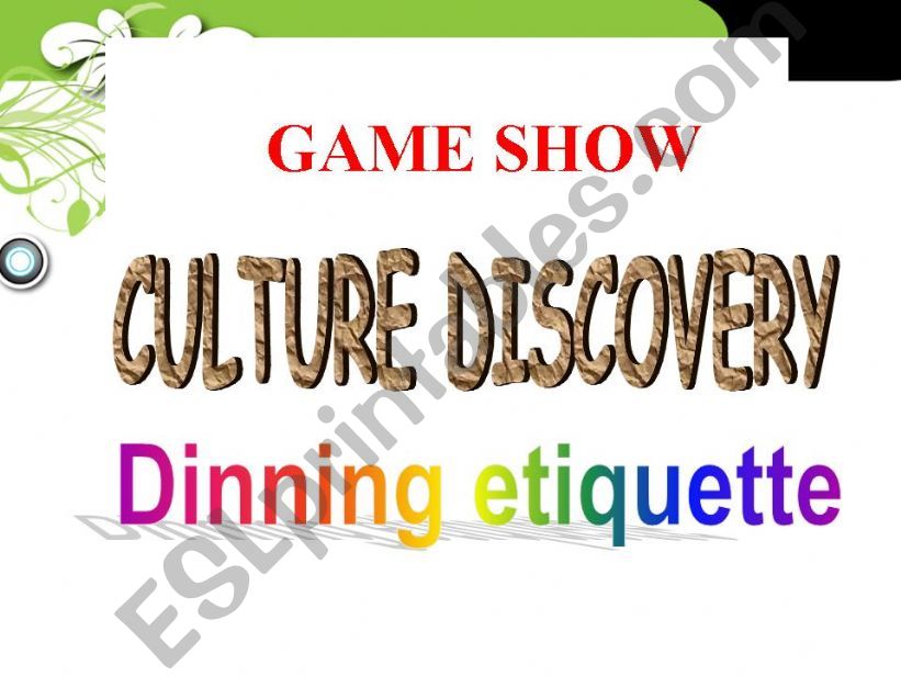 a culture game powerpoint