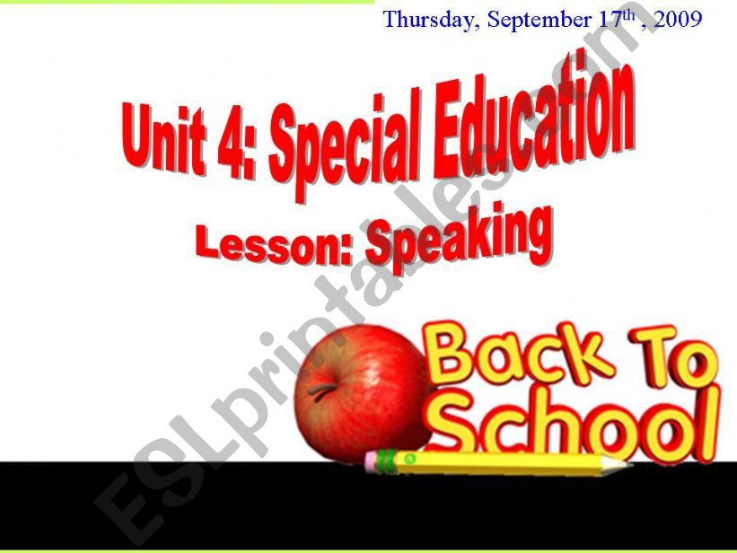 Special Education powerpoint