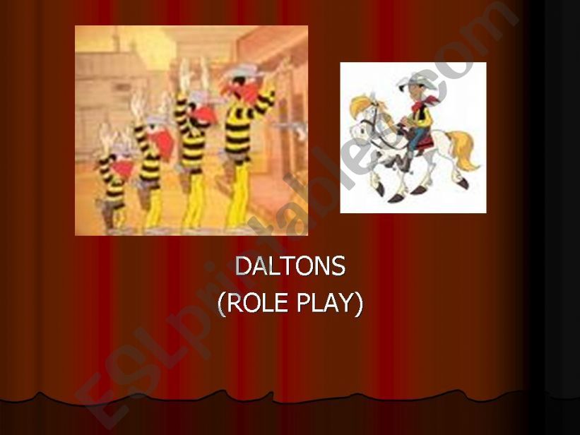 A robbery sketch of Daltons powerpoint