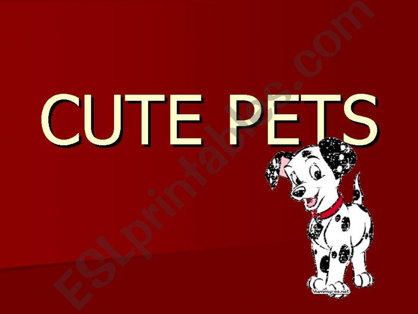 PETS powerpoint