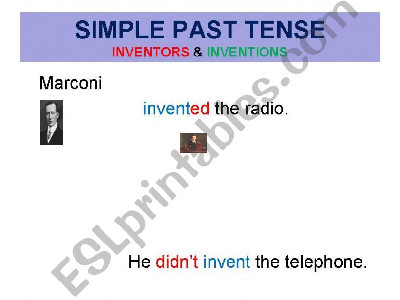 Simple Past  powerpoint
