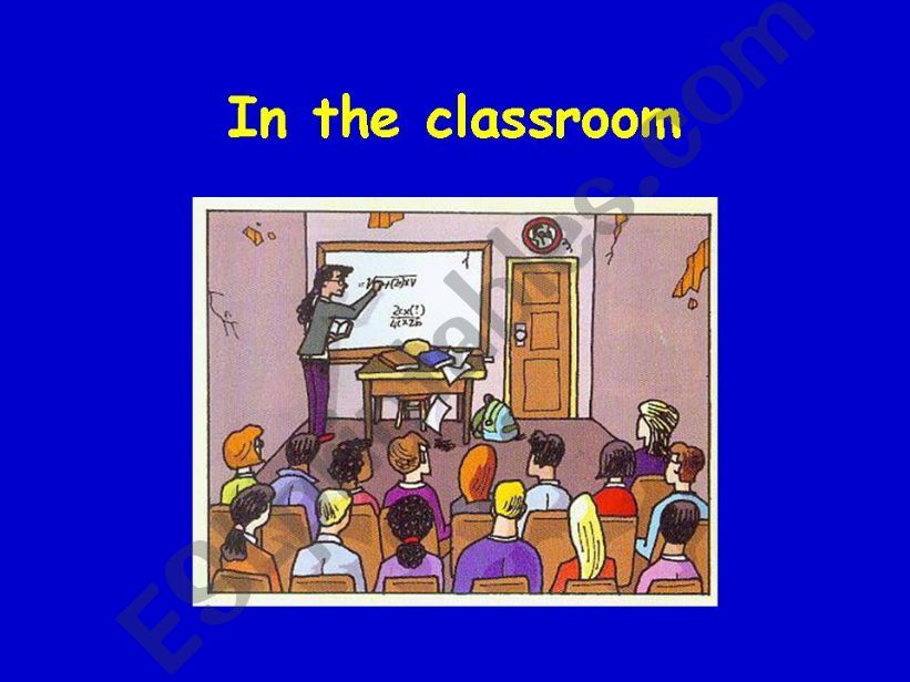 In the classroom powerpoint