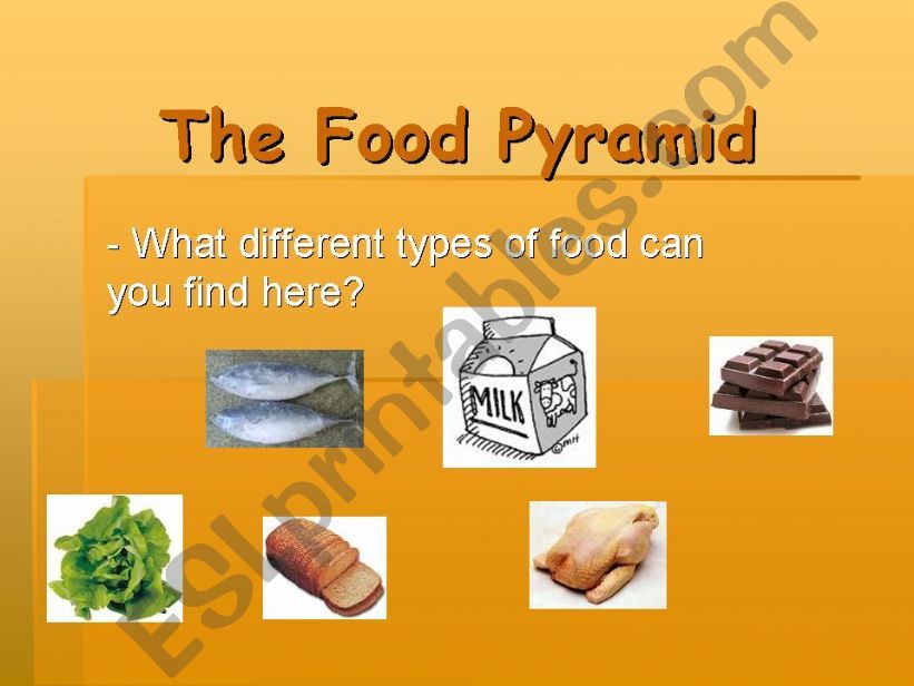 The food Pyramid powerpoint