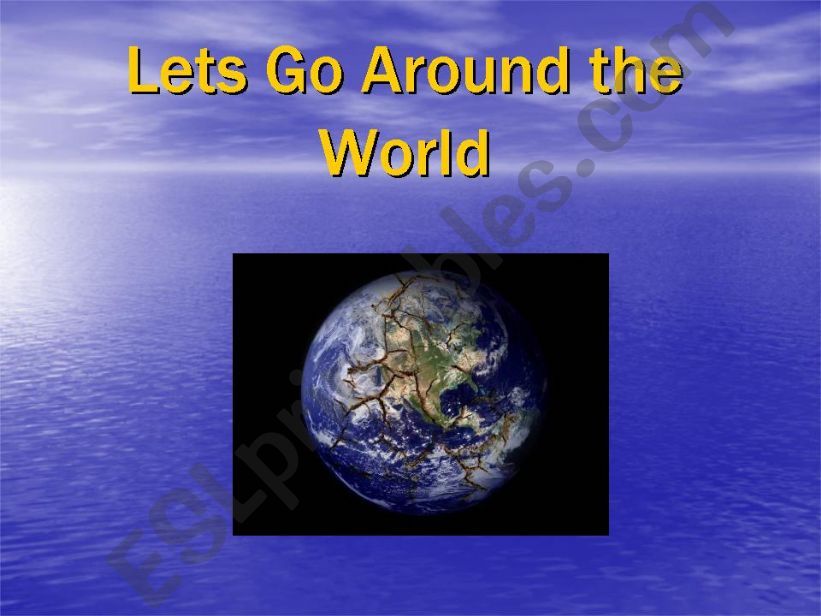 Lets go around the world powerpoint