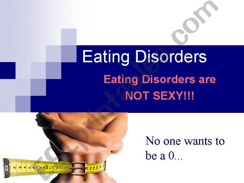 Eating Disorders - no one wants to be a zero