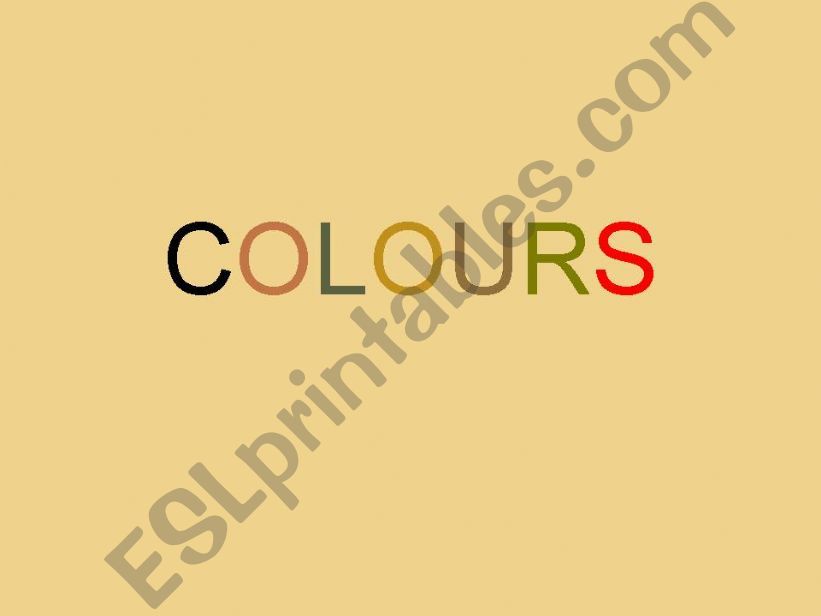 Colours powerpoint