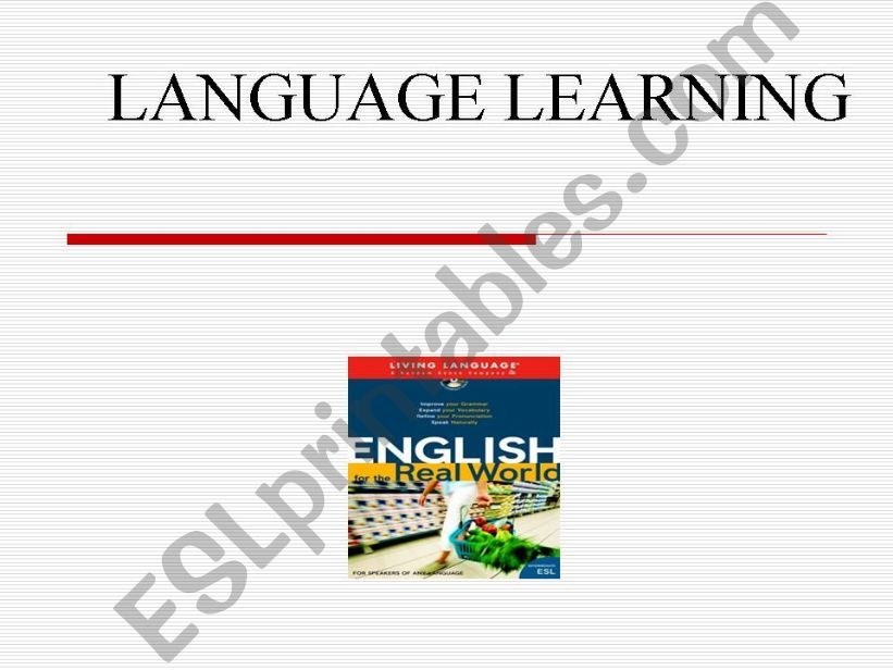 language learning powerpoint