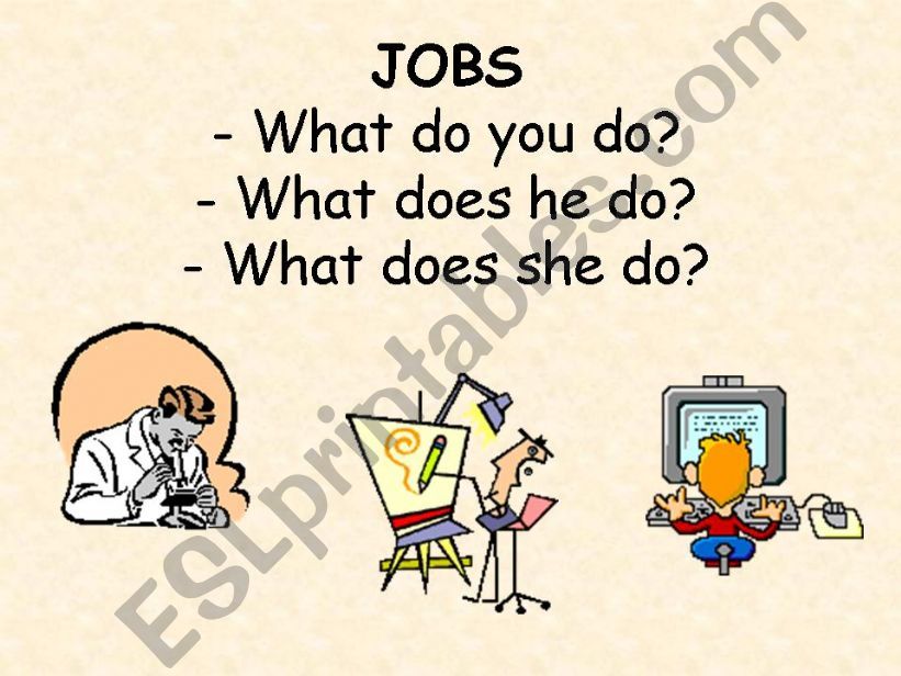Job names and asking for one´s job