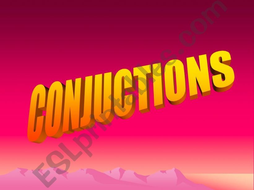 conjuctions powerpoint