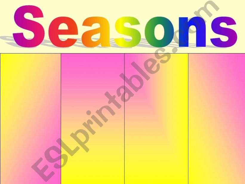 seasons powerpoint