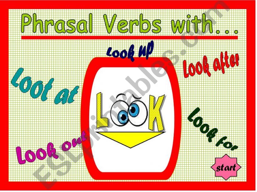 Phrasal Verbs - Game 02 - with Look